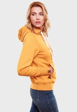 Navahoo Sweats à Capuche Sweat-shirt Damlaa Femme Jaune Dor -Navahoo Soldes 56a13bc5cef9b85e4645baa5ea141437