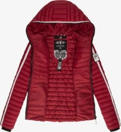Navahoo Vestes De Mi-saison Veste Mi-saison Kimuk Femme Rouge Foncé -Navahoo Soldes 56e1fc9bbc7d306bcf10eec26adfae5b