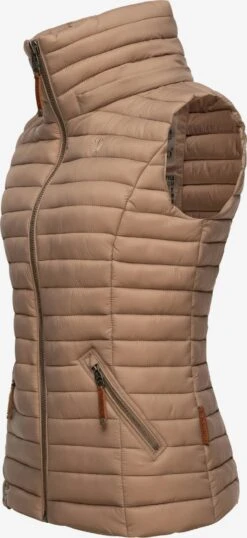 Navahoo Vestes Sans Manches Gilet Femme Marron -Navahoo Soldes 5711e71debff384c46c08c08915897f2