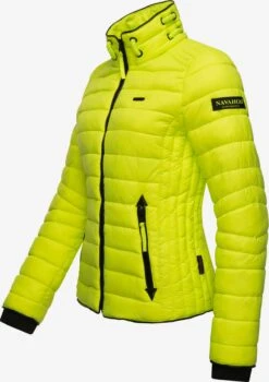 Navahoo Vestes De Mi-saison Veste Mi-saison Lulana Femme Vert Fluo -Navahoo Soldes 578362f90675bf69587e4396cd7d2c9f