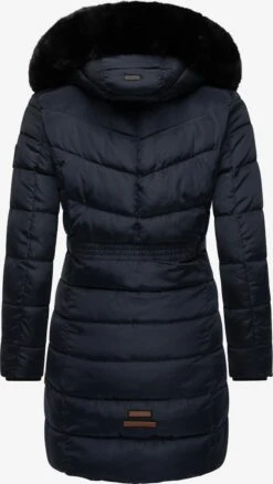 Navahoo Manteaux Dhiver Manteau D’hiver Paula Femme Bleu Marine -Navahoo Soldes 58c35f5a4aa74b6ce7f1633904951604