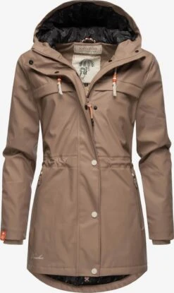 Navahoo Manteaux De Pluie Manteau Mi-saison Rainy Forest Femme Noisette -Navahoo Soldes 5c2105ed4ebfa694ecfc79959b6f6106
