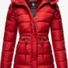 Navahoo Manteaux Dhiver Manteau D’hiver Dalie Femme Rouge -Navahoo Soldes 5c5321735401a337dd90c47453e18c0d