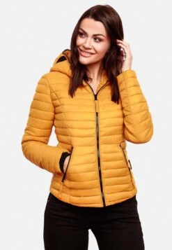 Navahoo Vestes De Mi-saison Veste Mi-saison Kimuk Femme Jaune Foncé -Navahoo Soldes 60247228b19657077fc504361faee907