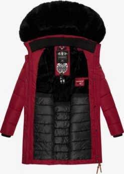 Navahoo Manteaux Dhiver Manteau D’hiver Paula Femme Rouge -Navahoo Soldes 60308dbdc0416c9648fbfcb328e751f4