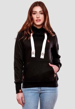 Navahoo Sweats à Capuche Sweat-shirt Raniaa Femme Noir -Navahoo Soldes 6060c82a5caa1af7bc3cd26ed94074f9