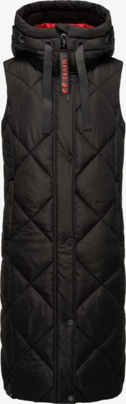 Navahoo Vestes Sans Manches Gilet Schnuckel Femme Noir