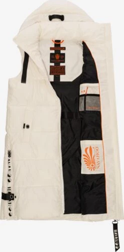 Navahoo Vestes Sans Manches Gilet Femme Blanc -Navahoo Soldes 6444730eaae7cb87b55bb5666ead1b95
