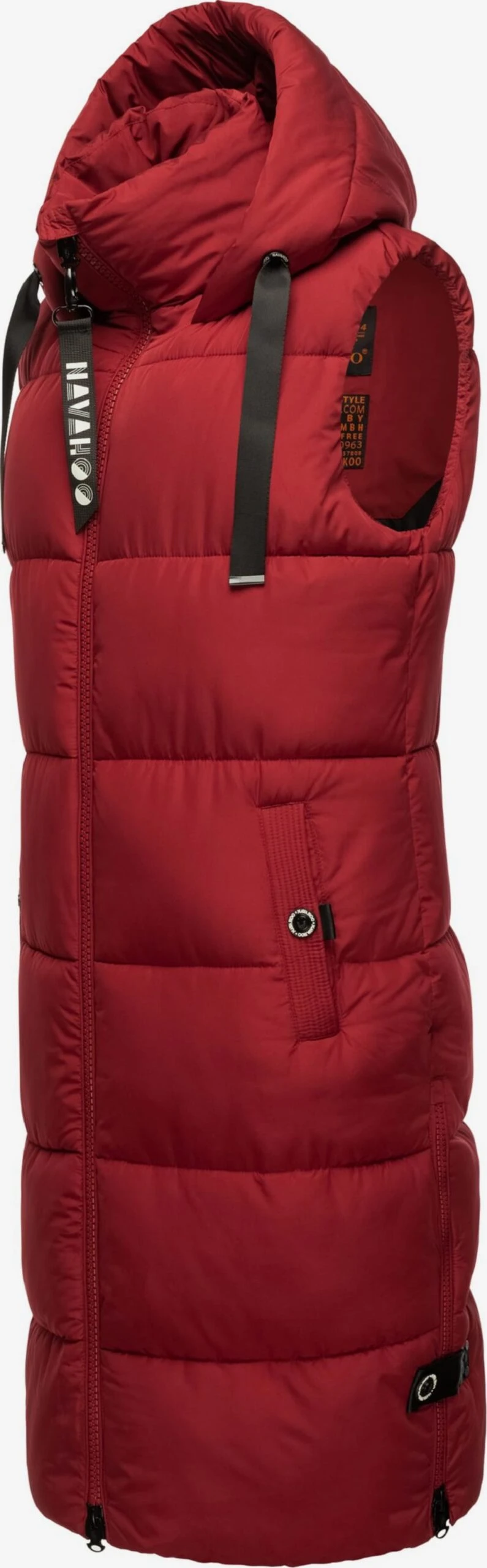 Navahoo Vestes Sans Manches Gilet Schnuffelchen Femme Rouge Sang 4 Navahoo Vestes Sans Manches Gilet Schnuffelchen Femme Rouge Sang - Image 2