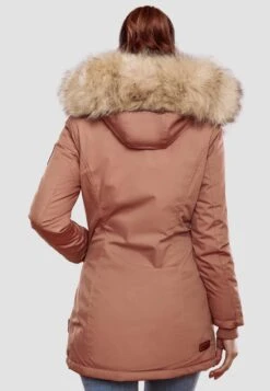 Navahoo Parkas Parka D’hiver Cristal Femme Rose Foncé -Navahoo Soldes 64ce60292f2c033f896acd40d9e2a6ef
