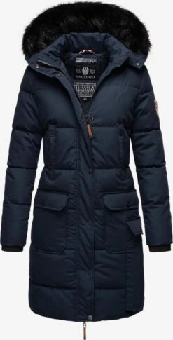 Navahoo Manteaux Dhiver Manteau D’hiver Cosimaa Femme Bleu Marine