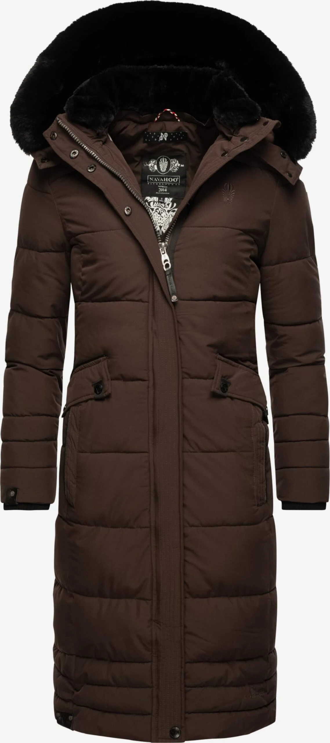 Navahoo Manteaux Dhiver Manteau D’hiver Fahmiyaa Femme Brun Foncé 3 Navahoo Manteaux Dhiver Manteau D’hiver Fahmiyaa Femme Brun Foncé