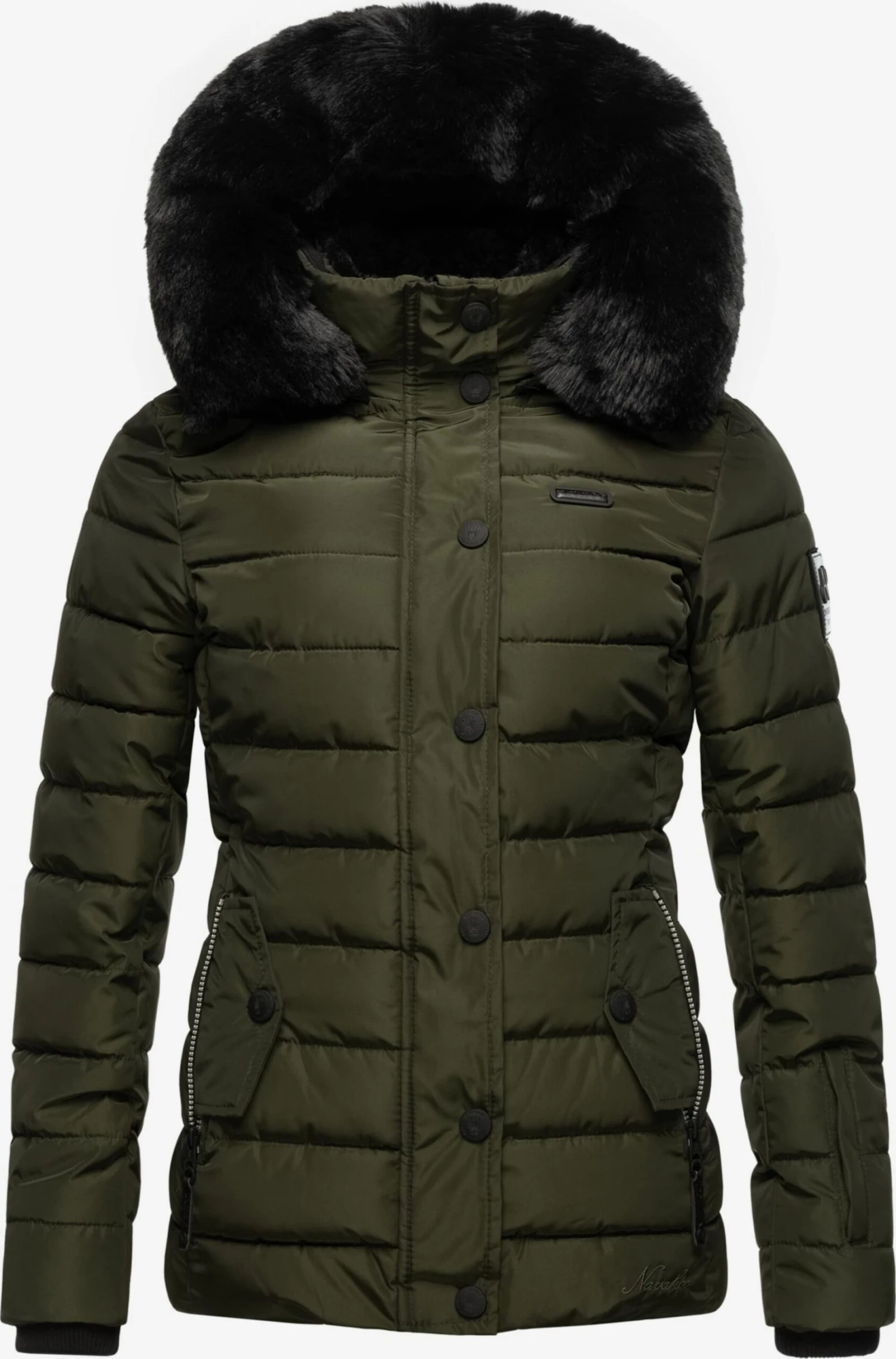 Navahoo Vestes Dhiver Veste D’hiver Milianaa Femme Kaki 6 Navahoo Vestes Dhiver Veste D’hiver Milianaa Femme Kaki - Image 4