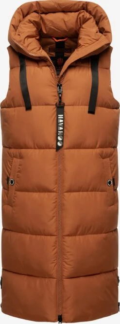 Navahoo Vestes Sans Manches Gilet Femme Cognac -Navahoo Soldes 7060d8a52a324965221e4fb9b3de0819