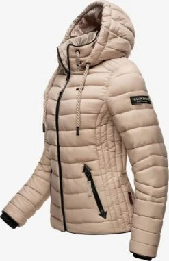 Navahoo Vestes De Mi-saison Veste Mi-saison Lulana Femme Taupe -Navahoo Soldes 70b581f8eb6e4e581834fb5af87b048c