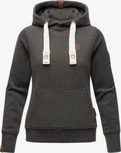 Navahoo Sweats à Capuche Sweat-shirt Damlaa Femme Gris Chiné