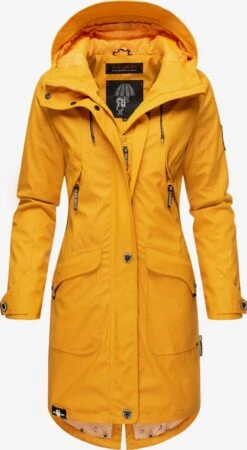 Navahoo Manteaux De Pluie Manteau Mi-saison Schötchen Femme Jaune -Navahoo Soldes 734ec0e910c7d9d2a585475bdbc695bb