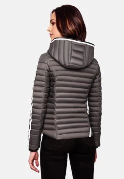 Navahoo Vestes De Mi-saison Veste Mi-saison Kimuk Femme Gris Foncé -Navahoo Soldes 744d1a3be3477c7792a270d13858ecf8