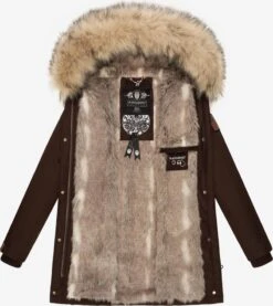 Navahoo Parkas Parka D’hiver Cristal Femme Marron -Navahoo Soldes 75e1780ba265406b09801218f9bca17d