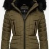 Navahoo Vestes Dhiver Veste D’hiver Adele Femme Olive -Navahoo Soldes 76cf30e163a861511bba6871a8199306