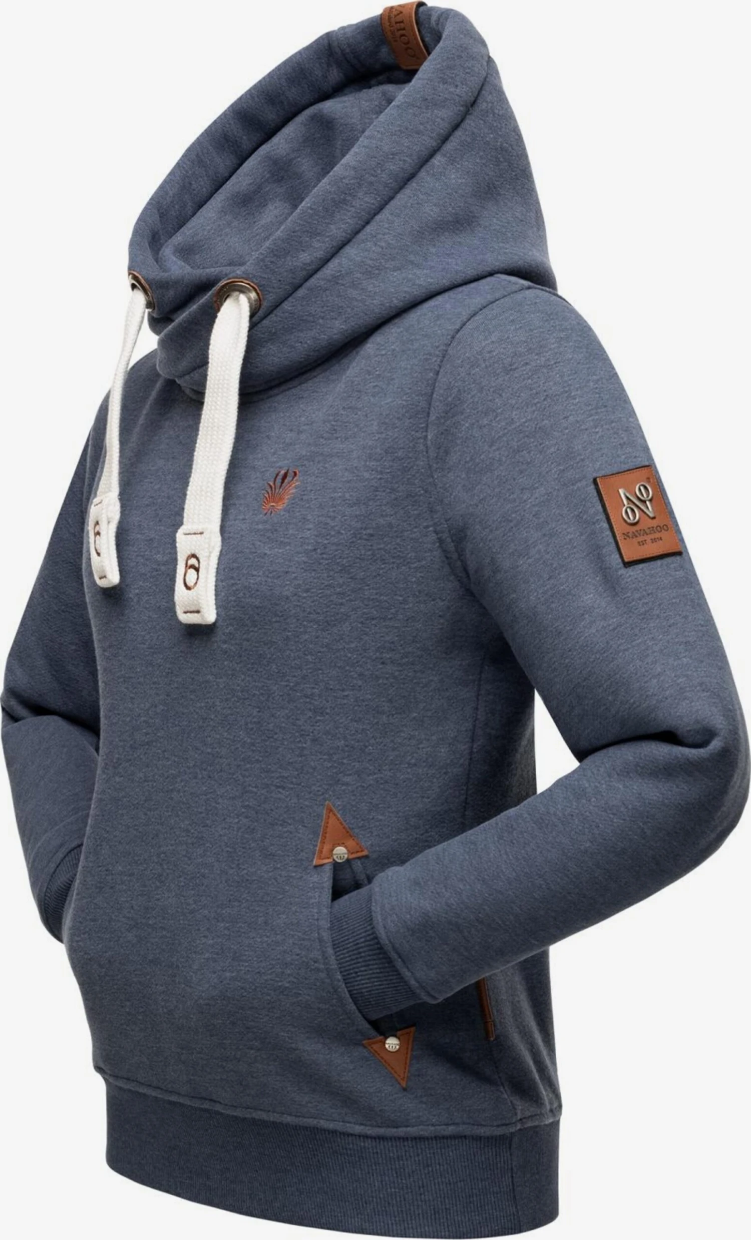 Navahoo Sweats à Capuche Sweat-shirt Namikaa Femme Bleu Nuit 6 Navahoo Sweats à Capuche Sweat-shirt Namikaa Femme Bleu Nuit - Image 4