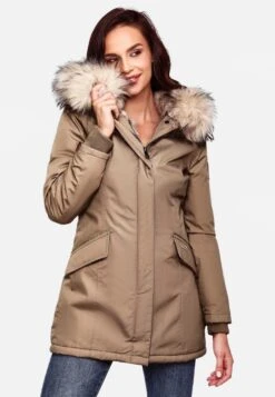 Navahoo Parkas Parka D’hiver Cristal Femme Noisette -Navahoo Soldes 7747b79f06e3e3f7a4eb8e42ff5368fc