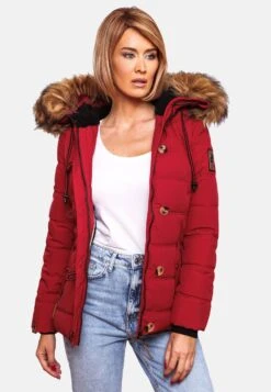 Navahoo Vestes Dhiver Veste D’hiver Zoja Femme Rouge -Navahoo Soldes 7846b412ea56904b3830c742e8e88b12