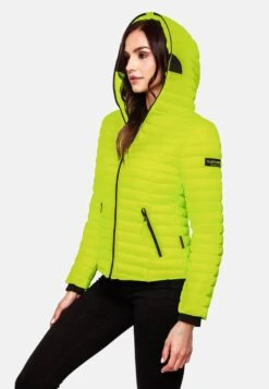 Navahoo Vestes De Mi-saison Veste Mi-saison Kimuk Femme Vert -Navahoo Soldes 791b947b93d723465256e9ef732af939