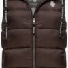 Navahoo Vestes Sans Manches Gilet Kassidy Femme Chocolat -Navahoo Soldes 79ab07823ef0a3a0883ee379a794a2c3