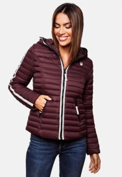 Navahoo Vestes De Mi-saison Veste Mi-saison Femme Lie De Vin -Navahoo Soldes 7a11e7c392564d6b09ec45d1cd7d8d3f