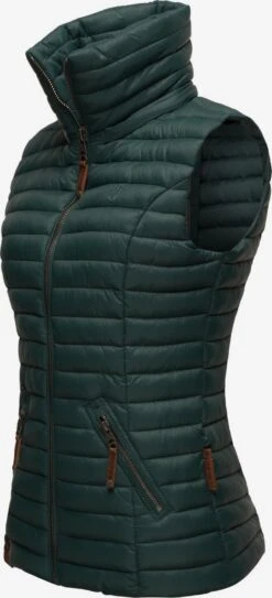 Navahoo Vestes Sans Manches Gilet Shadaa Femme Vert Foncé -Navahoo Soldes 7a21fb38e4f7c0b431d8521b8632207a