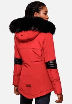 Navahoo Vestes Dhiver Veste D’hiver Nirvana Femme Rouge -Navahoo Soldes 7a239aadd6349116953d8818709de6a4