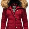 Navahoo Vestes Dhiver Veste D’hiver Zoja Femme Rouge -Navahoo Soldes 7b6959c595766bd71d6e369515699e7d