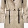 Navahoo Parkas Parka Mi-saison Josinaa Femme Beige -Navahoo Soldes 7c4fe0a72643e46333bdbed17c4416d6