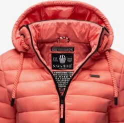 Navahoo Vestes De Mi-saison Veste Mi-saison Lulana Femme Saumon -Navahoo Soldes 7dcb2021c28a99616faadc944c2207e7
