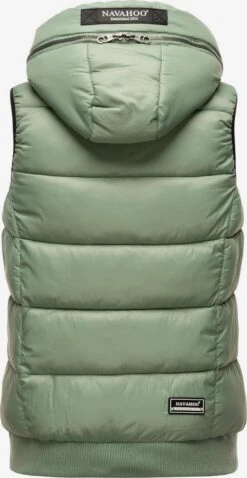 Navahoo Vestes Sans Manches Gilet Kassidy Femme Vert Clair -Navahoo Soldes 81555b3e1feb72a1961225b49f5f716b