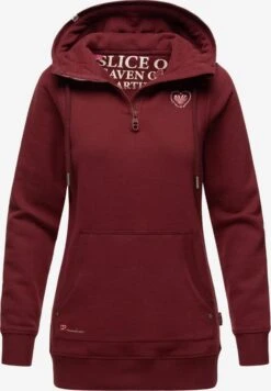 Navahoo Sweats à Capuche Sweat-shirt Zauberelfe Femme Bordeaux -Navahoo Soldes 82288d11982ebe1a54b5436ac3ced381