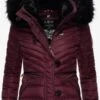 Navahoo Vestes Dhiver Veste D’hiver Wisteriaa Femme Bordeaux -Navahoo Soldes 82829a5786a9d97d8a394200567d4300