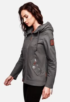 Navahoo Vestes De Mi-saison Veste Mi-saison Wekoo Femme Anthracite / Gris Foncé -Navahoo Soldes 82fa53eac8c28a42a8b22dd659dee882