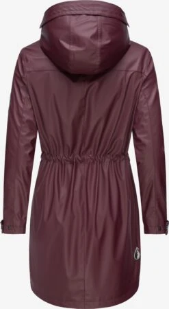 Navahoo Manteaux De Pluie Manteau Mi-saison Deike Femme Bourgogne -Navahoo Soldes 83da2ffde99ba1c48d64349eef8102df