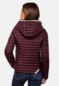 Navahoo Vestes De Mi-saison Veste Mi-saison Femme Lie De Vin -Navahoo Soldes 84d7d9dcb1bb2800ac48896080292375