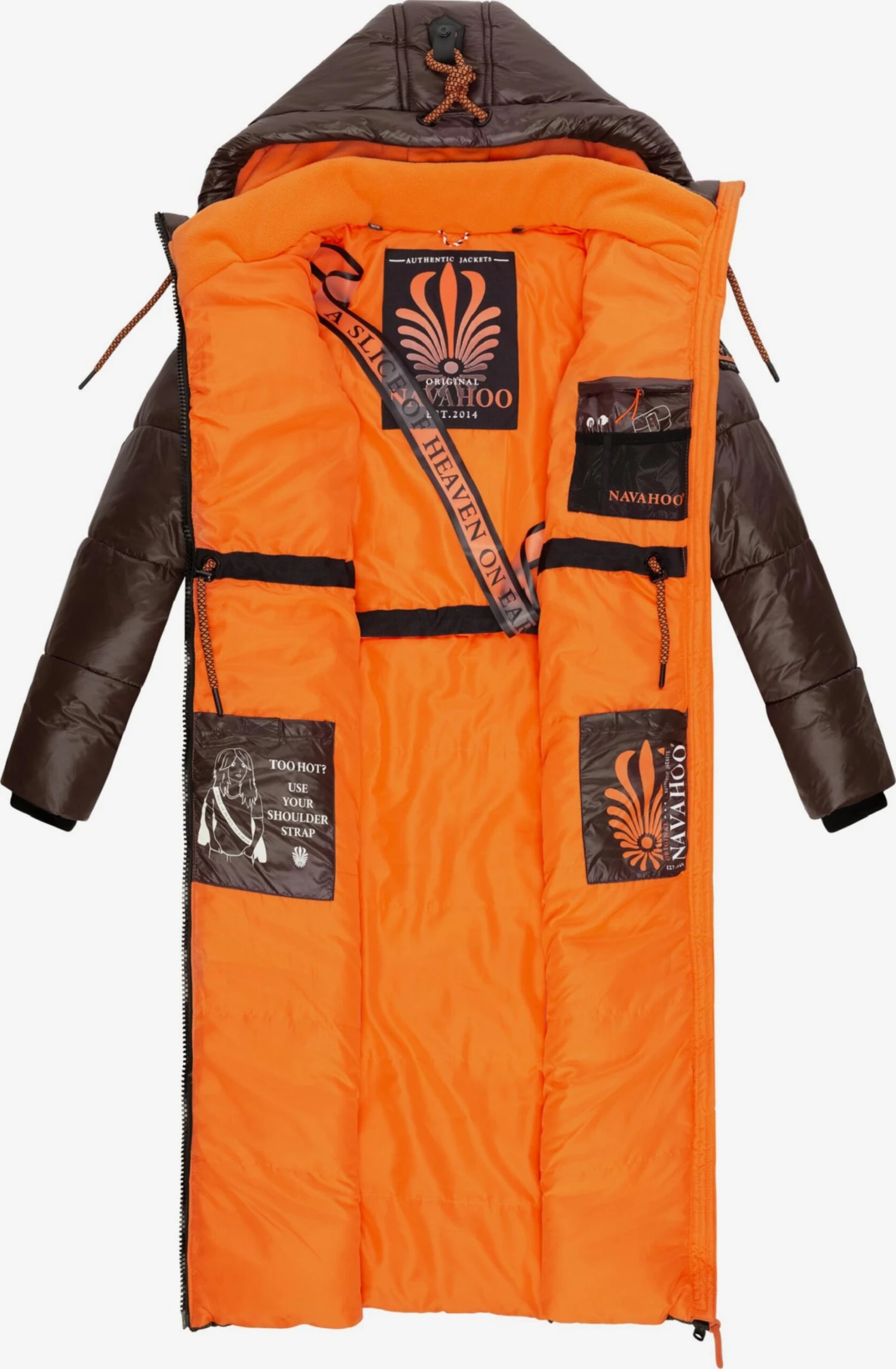 Navahoo Manteaux Dhiver Manteau D’hiver Schmuseengel Femme Marron 7 Navahoo Manteaux Dhiver Manteau D’hiver Schmuseengel Femme Marron - Image 5