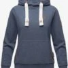 Navahoo Sweats à Capuche Sweat-shirt Femme Bleu -Navahoo Soldes 87069582d79ae1c9308ce9ebe944ebd9