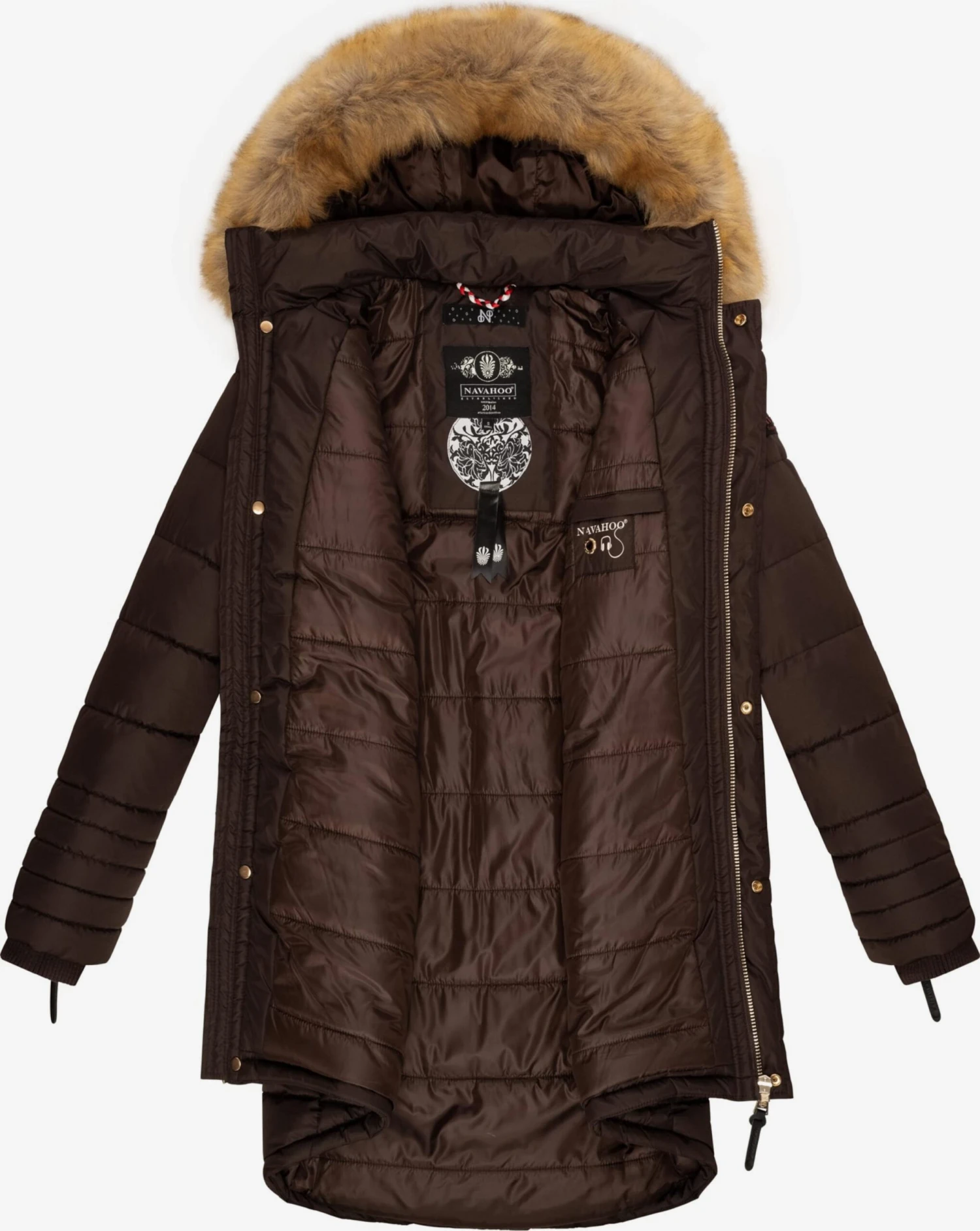 Navahoo Manteaux Dhiver Manteau D’hiver Papaya Femme Marron Châtaigne 7 Navahoo Manteaux Dhiver Manteau D’hiver Papaya Femme Marron Châtaigne - Image 5