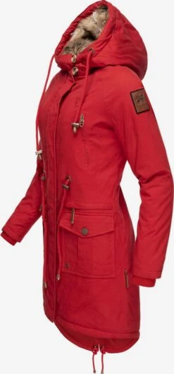Navahoo Parkas Parka D’hiver Rosinchen Femme Rouge -Navahoo Soldes 87abca6e1a61486b91afca39db5b9094