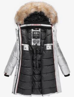 Navahoo Manteaux Dhiver Manteau D’hiver Halina Femme Argent -Navahoo Soldes 883f33b3a05b110e0ded4c0fc98db3b2