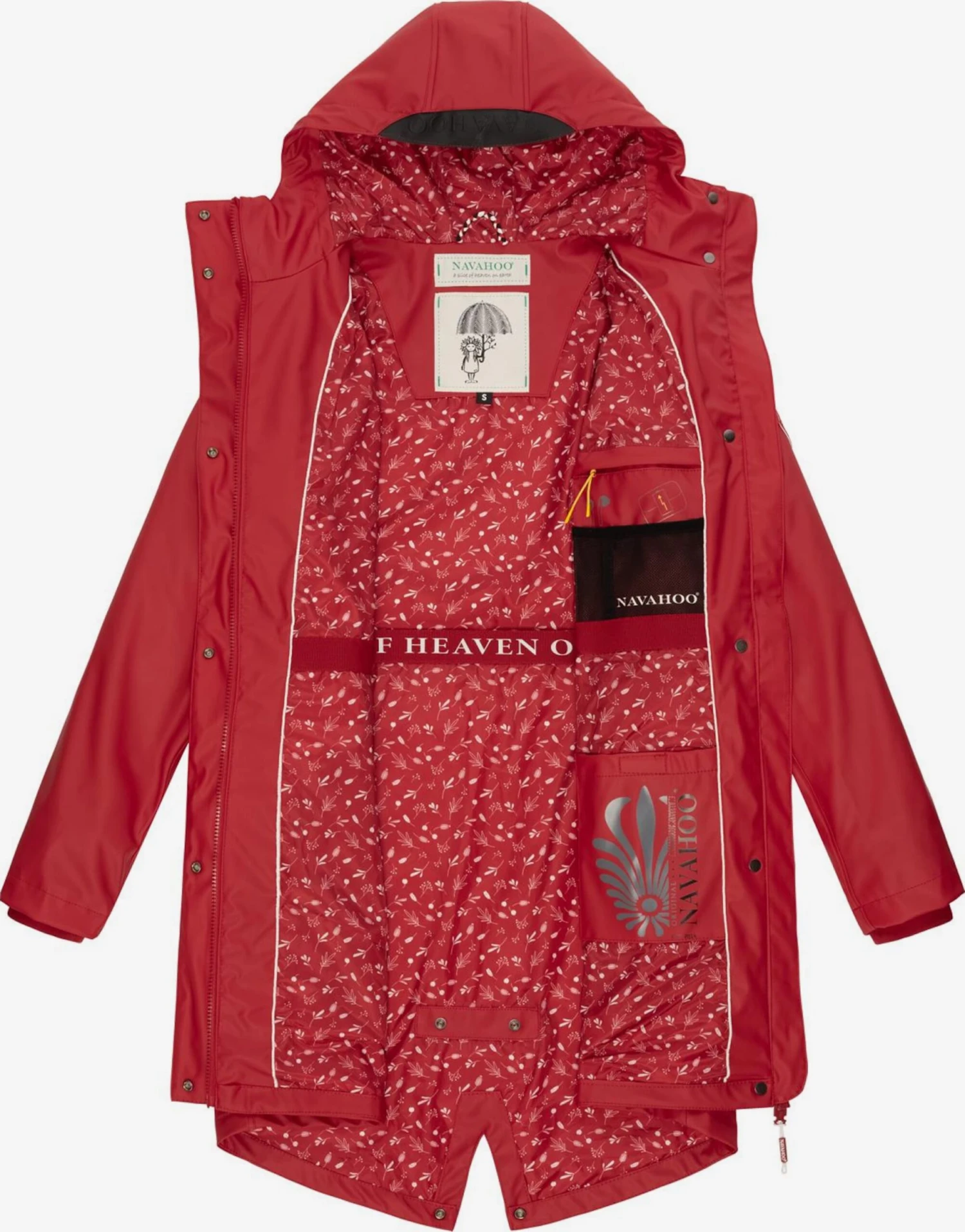 Navahoo Vestes Dextérieur Veste Fonctionnelle Tropical Storm Femme Rouge Feu 8 Navahoo Vestes Dextérieur Veste Fonctionnelle Tropical Storm Femme Rouge Feu - Image 6
