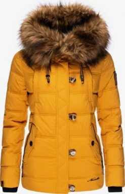 Navahoo Vestes Dhiver Veste D’hiver Zoja Femme Jaune -Navahoo Soldes 88a615eaba944910aded17fa047f3bec