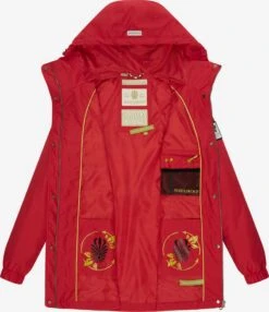 Navahoo Parkas Parka Mi-saison Neophee Femme Rouge -Navahoo Soldes 8dd7f27fb8f2d48d30a9856342eb2bf4