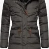 Navahoo Manteaux Dhiver Manteau D’hiver Paula Femme Anthracite -Navahoo Soldes 8e03917132290ffcf664211475b88427